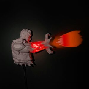 Fireball Fist Wall Light