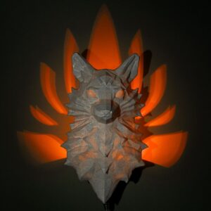 Nine Tailed Fox Wall Light